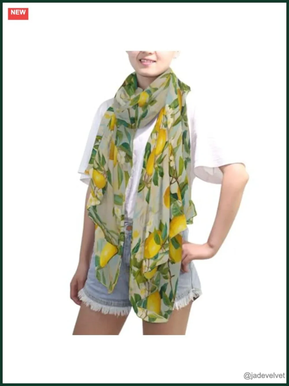 Lightweight Chiffon Infinity Scarf Shawl Wrap for Outdoor